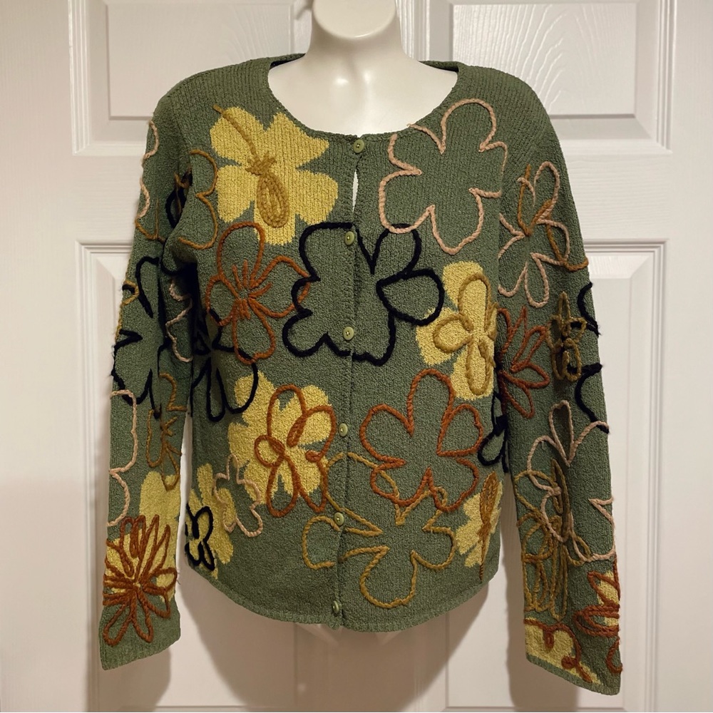 Embroidered cardigan